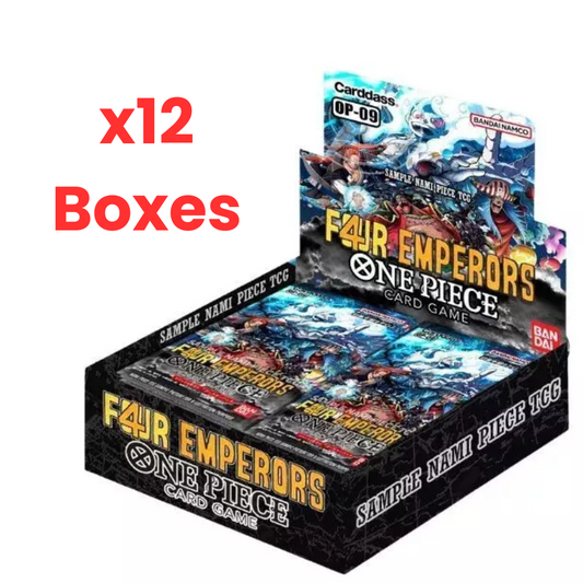 One Piece: The Four Emperors CASE of 12 Booster Boxes (OP-09)